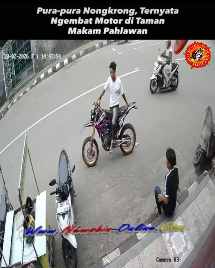 Kurang Dari 1 X 24 Jam Satreskrim Polres Lebak Berhasil Ungkap Kasus Curanmor Yang Terekam CCTV Di Areal Makam Pahlawan