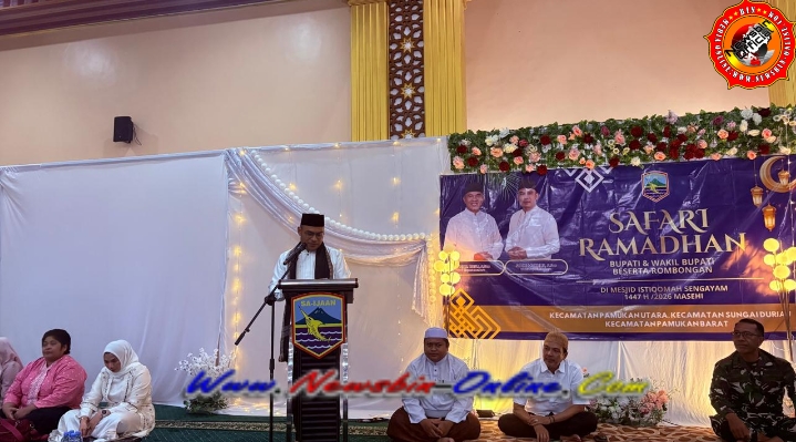 Momen Safari Ramadhan, Pemkab Kotabaru Salurkan Batuan Di Kecamatan