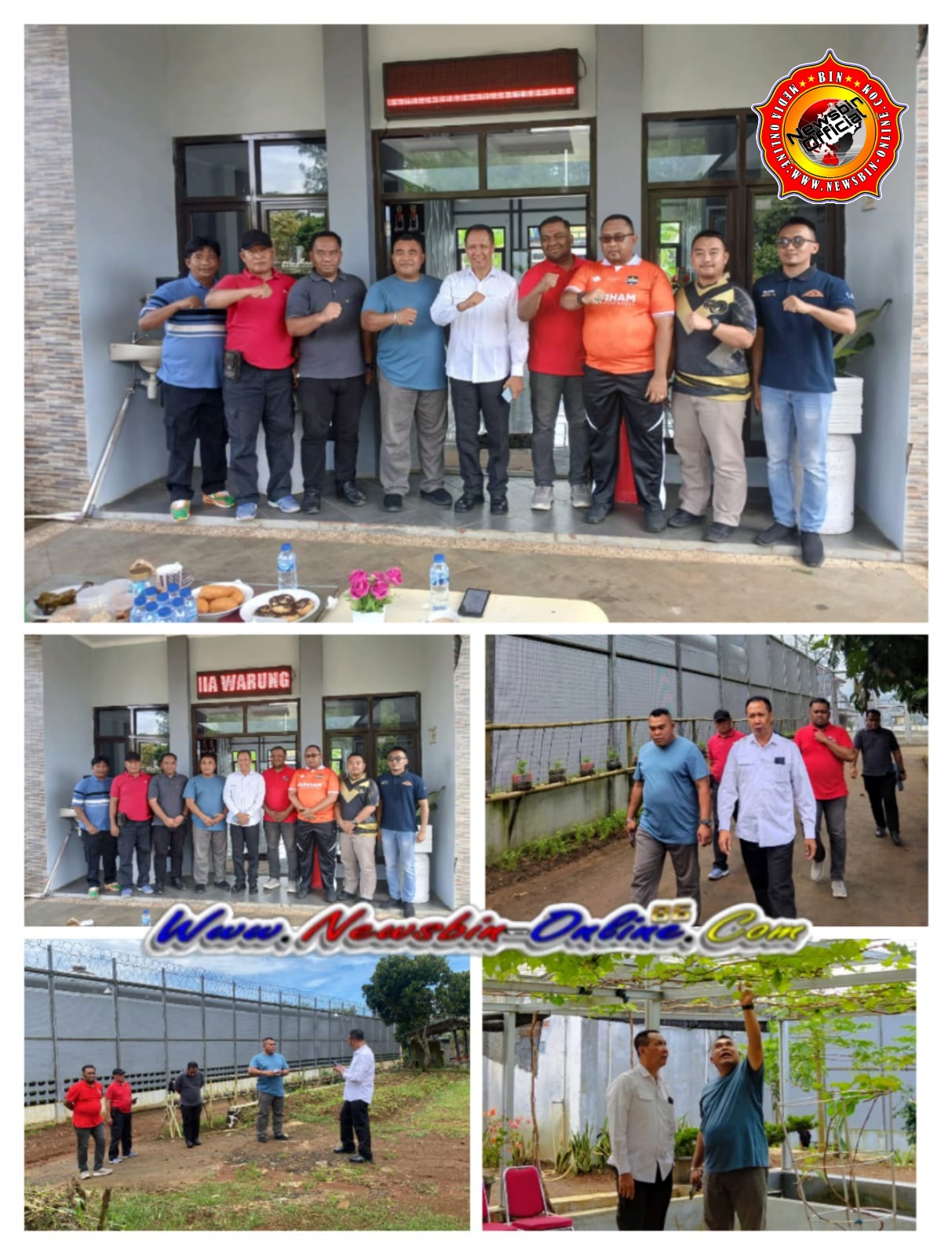 Pembimbing Kemasyarakatan Ahli Utama Lakukan Monitoring Kegiatan Kemandirian, Dan Ketahanan Pangan Di Lapas Warungkiara