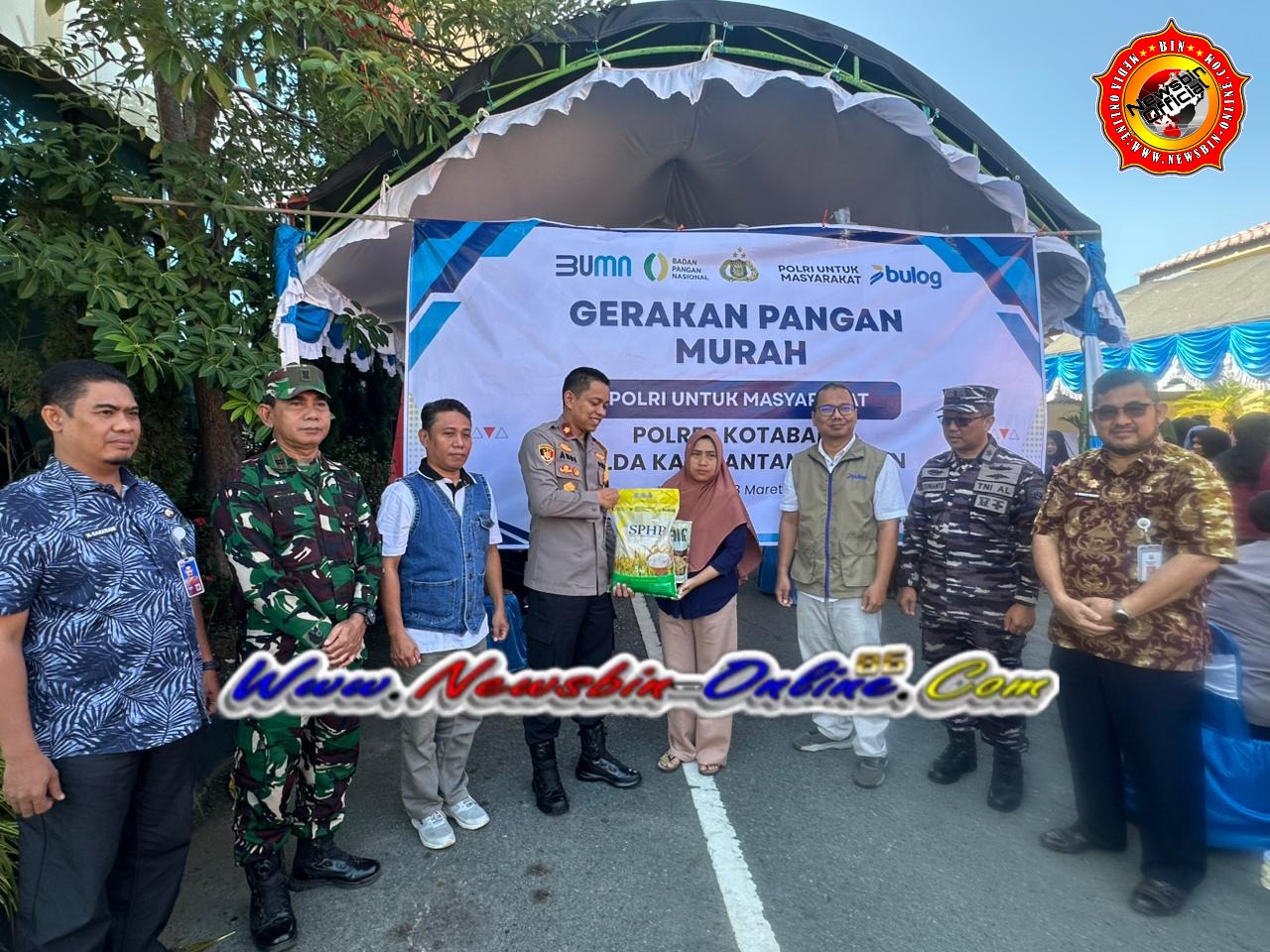 Bentuk Nyata Kepedulian, Polres Kotabaru Gelar GBM Bagi Masyarakat