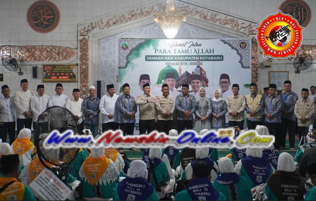 Lepas 309 Jamaah Haji, Wakil Bupati Kotabaru Pesan Jaga Kemabruran Sepenjang Hayat