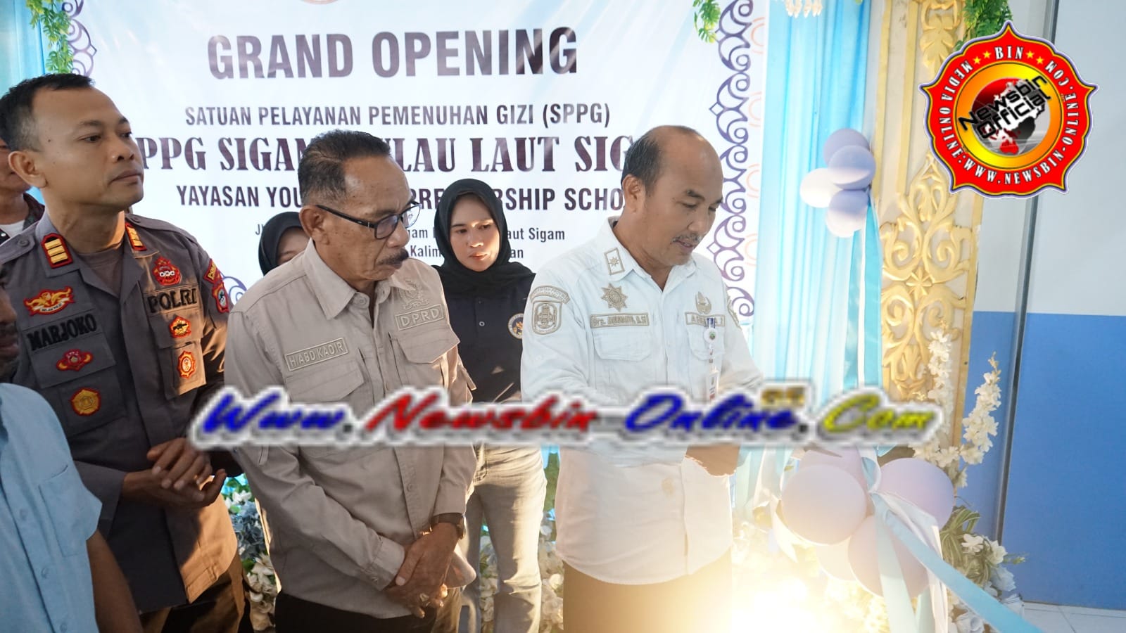 Peluncuran MBG Di Pulau Laut Sigam, Pemkab Kotabaru Dorong Pemenuhan Gizi, Dan Penguatan Generasi Sehat