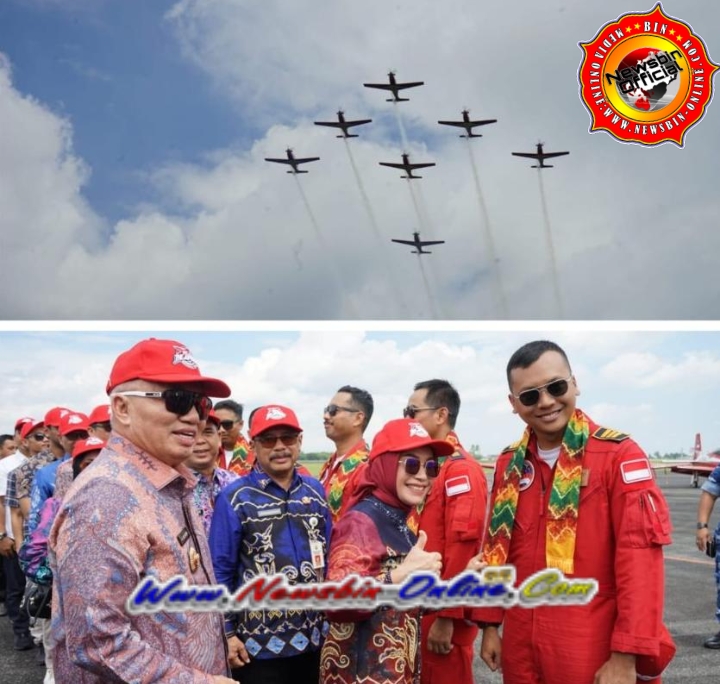 Ketua DPRD Kotabaru Apresiasi Open Base Jupiter Aerobatic Team TNI AU sebagai Pemantik Nasionalisme Pemuda