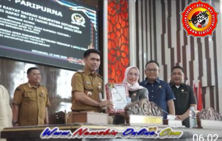 Paripurna DPRD Kotabaru: Pemkab Sampaikan LKPD 2025 dengan Predikat WTP