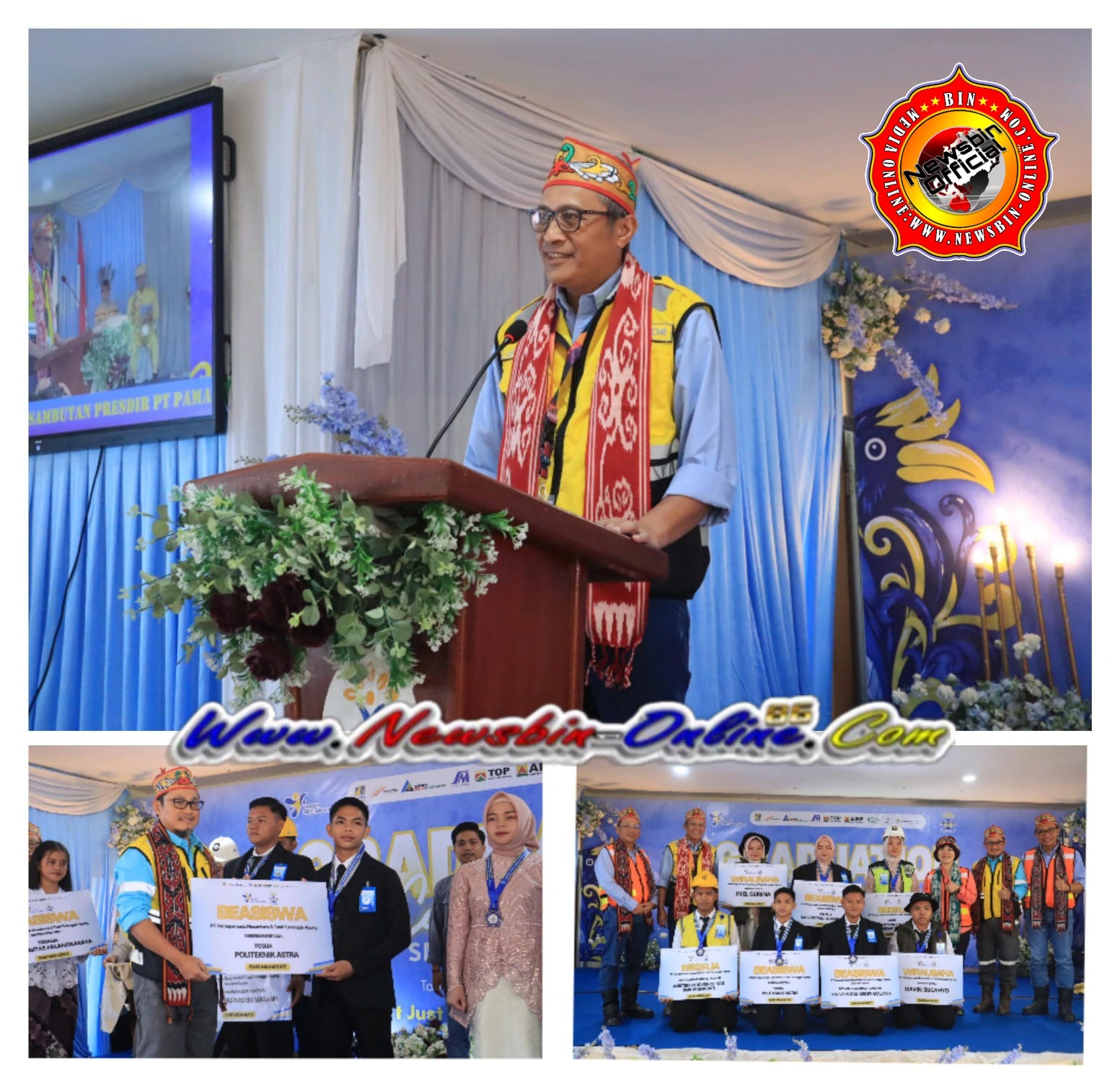 Wujud Komitmen PAMA Dalam Akselerasi Pendidikan: Wisuda Angkatan Ketiga SMK Maharati, Dan Program Elektrifikasi