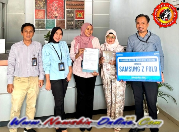 Program BRImo Telkomsel Hadirkan Kejutan, Nasabah Mesuji Raih Hadiah Premium