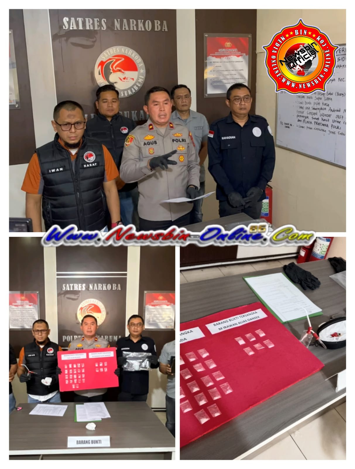 Polres Sukabumi Ungkap Kasus Peredaran Sabu Di Surade, Dan Ciemas, Tiga Tersangka Diamankan