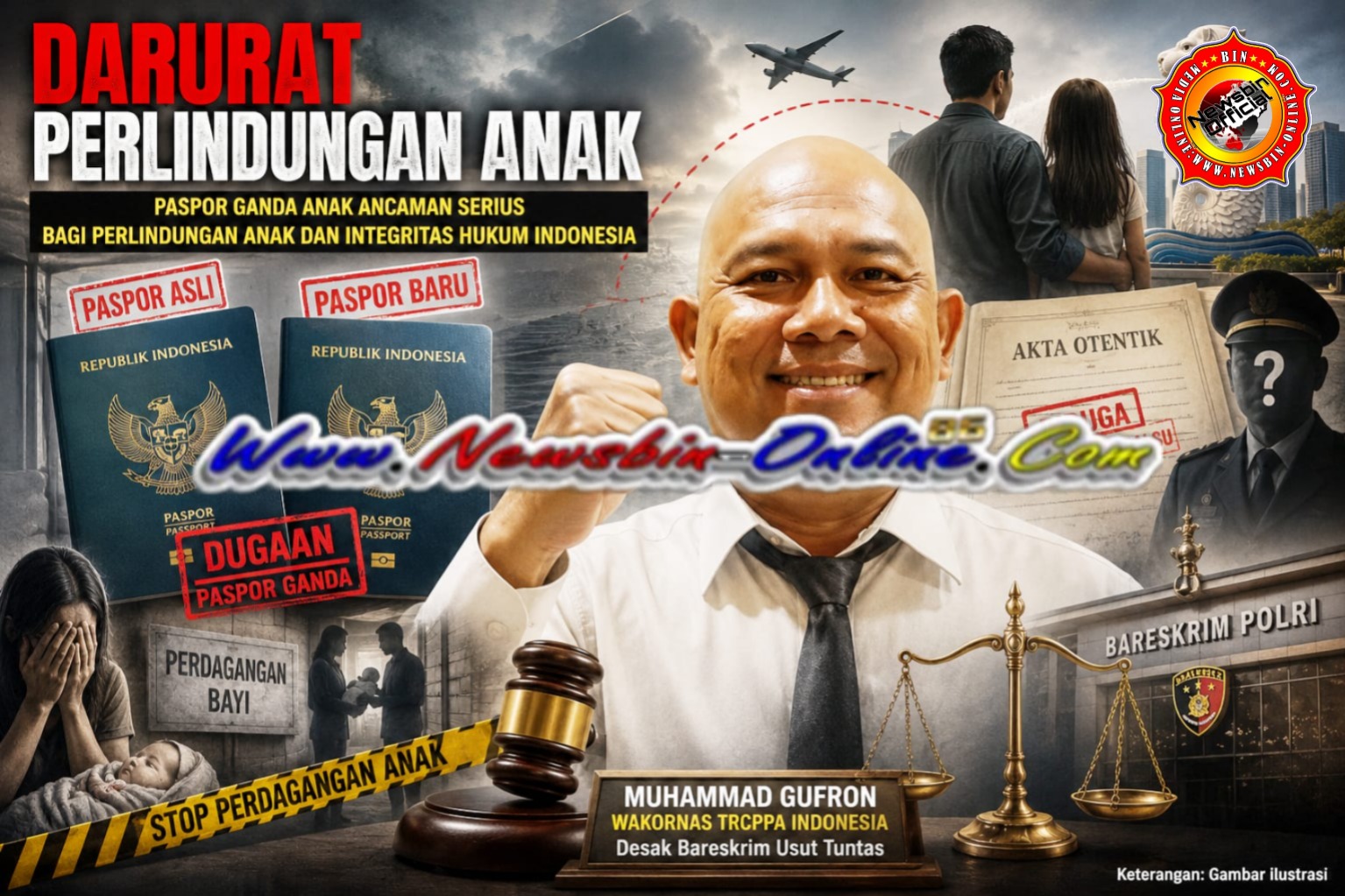 Darurat Perlindungan Anak..!!! TRC – PPA Desak Bareskrim Bongkar Dugaan Paspor Ganda GID