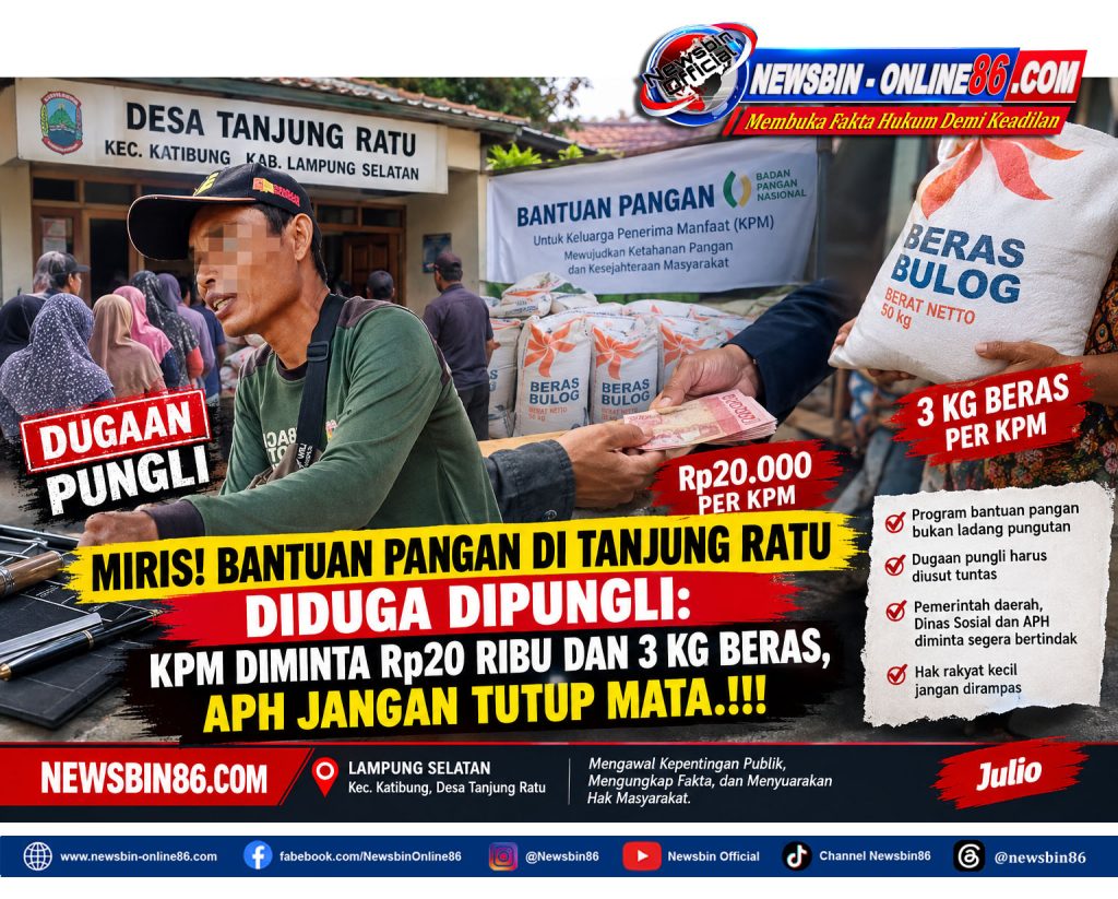 Dugaan Pungli Bantuan Pangan Tanjung Ratu copy