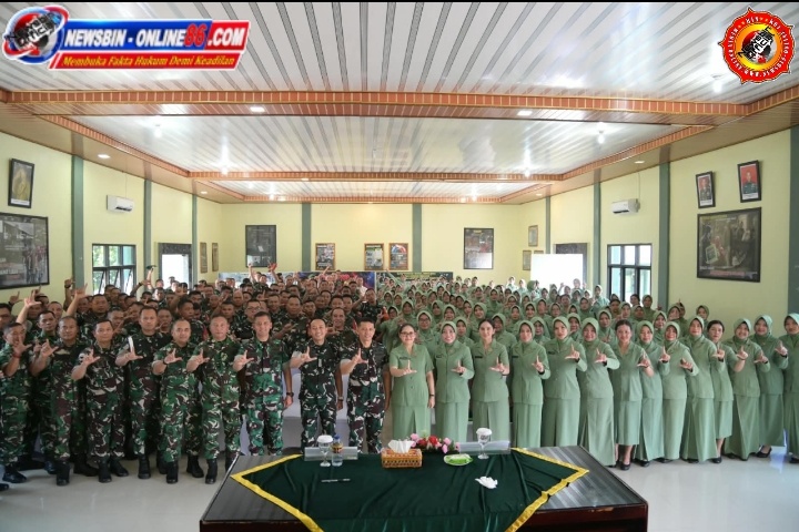 Danrem 043/Gatam Kunjungan Kerja ke Kodim 0421/Lampung Selatan, Tekankan Babinsa Peka Situasi Wilayah