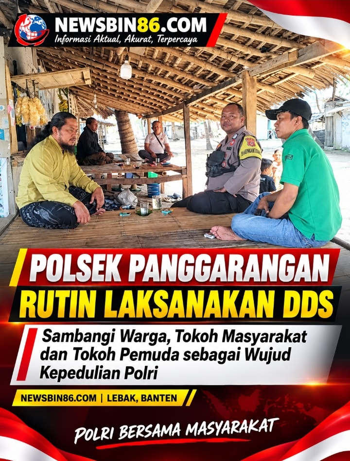 Polsek Panggarangan Rutin Laksanakan DDS, Sambangi Warga Tokoh Masyarakat Tokoh Pemuda Sebagai Wujud Kepedulian Polri